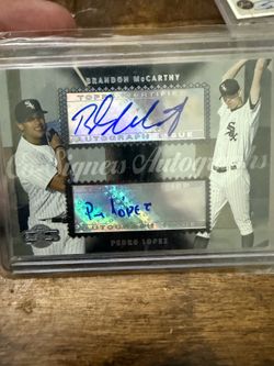 2006 Topps Co-Signers Dual Auto Brandon McCarthy / Pedro Lopez CS-39