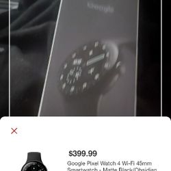 Google Pixel 4 Watch New