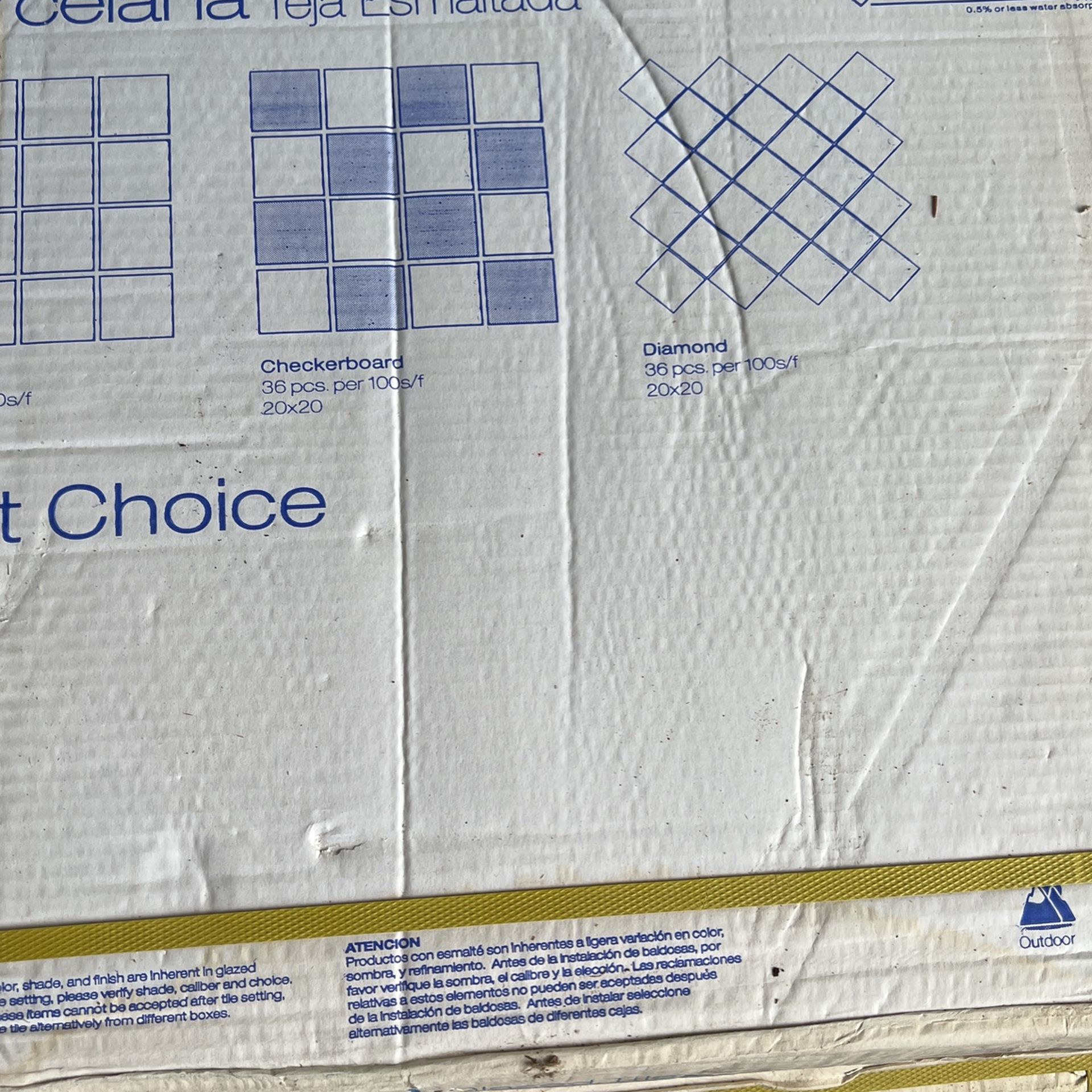 Porcelain Tiles 128 Sq Ft 20x20