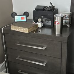 Nightstand And Lamps 