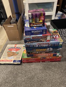 11 Board game lot- Monopoly