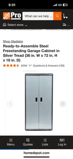 Gladiator Storage Cabinet