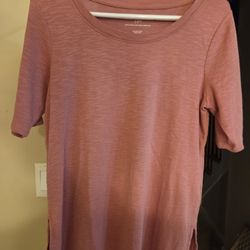 J. JILL ROSE-COLORED TSHIRT