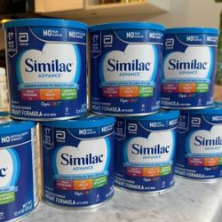 6 Similac Advance  Milk