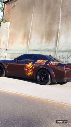 Custom car vinyl wrap