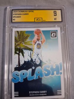 2024 panini Stephen curry optic graded 9