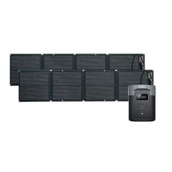 3400-Watt EcoFlow DELTA 2 Max Portable Power Station With X Boost Technology + 2 pcs 110W Solar Panel $999.99
