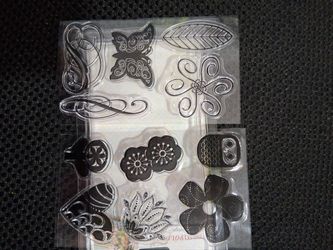 11 clear stamps- new