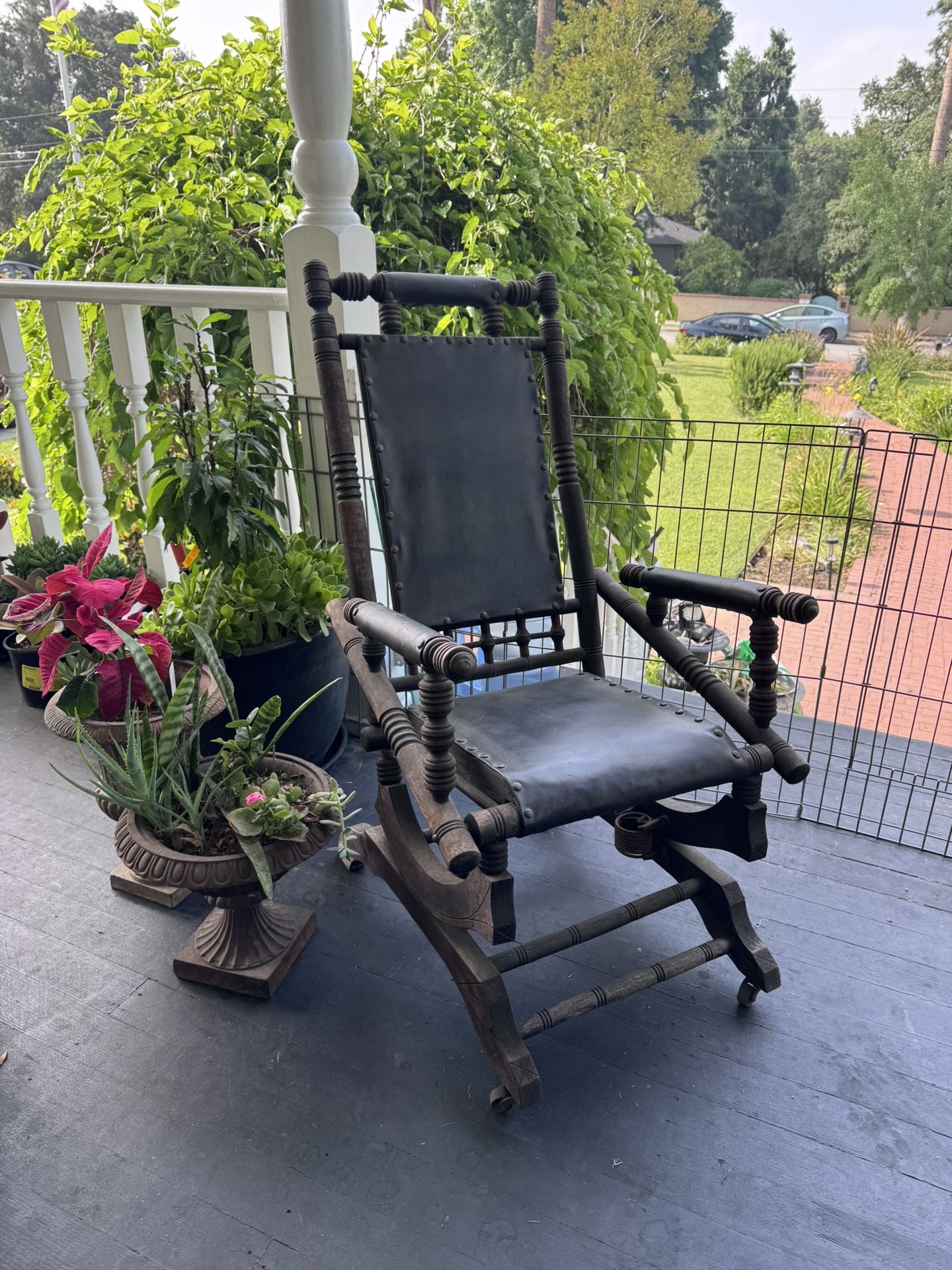19th Century Antique Walnut Rocking chair