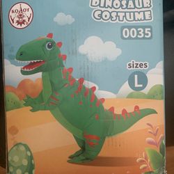Blow Up Dinosaur Halloween Costume  New