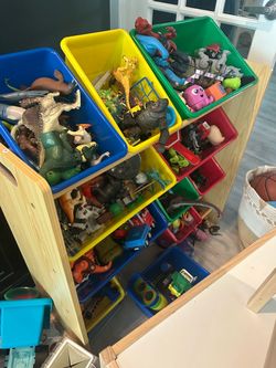 Kid toy storage & soft cube