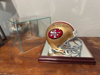 Steve Young Autographed Mini Helmet Certified