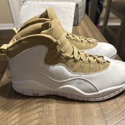 Jordan 9 Gold And White Mens 11