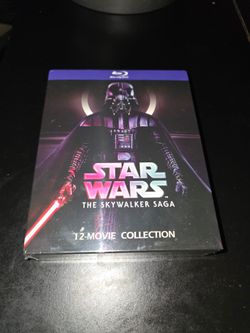 Star Wars bluray 12 movie collection