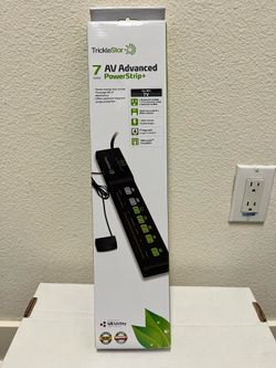 TrickleStar - (7) - Outlet AV Advanced PowerStrip + - (New)