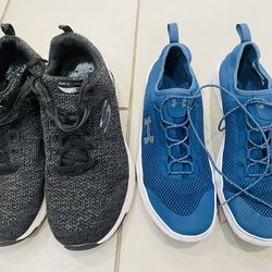 Men's under Armour and Skechers tennis shoes size 12