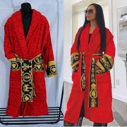 Red Medusa Bathrobe 