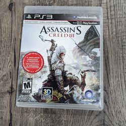 Playstation 3 (PS3) Game: Assassin's Creed 3 