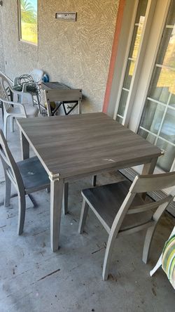 4 seats full set dining table