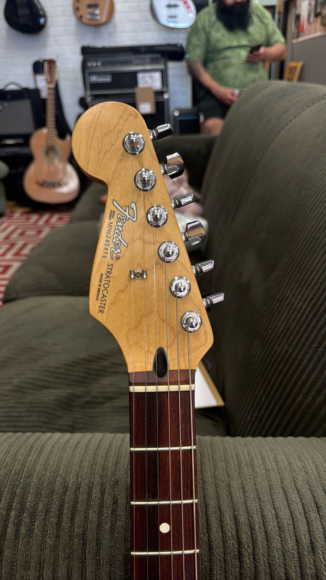 LEFTY Fender Strat Made In Mexico w/ Hardcase