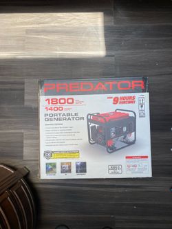 Predator 1800 watt gas powered portable Generator