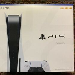 Sony PlayStation 5 (PS5) Disc Console 

