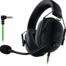 Razer BlackShark V2 X Gaming Headset: 7.1 Surround Sound - 50mm Drivers - Memory Foam Cushion - For PC, PS4, PS5, Switch - 3.5mm Audio Jack - Black