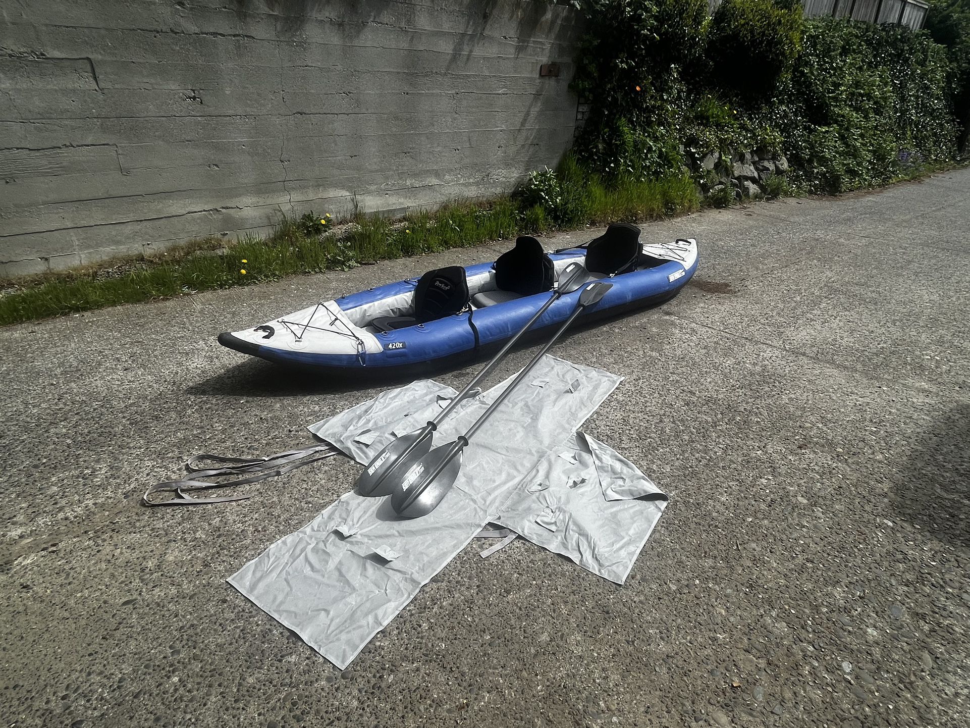 SeaEagle (3) person Inflatable kayak - $700 (West Seattle)