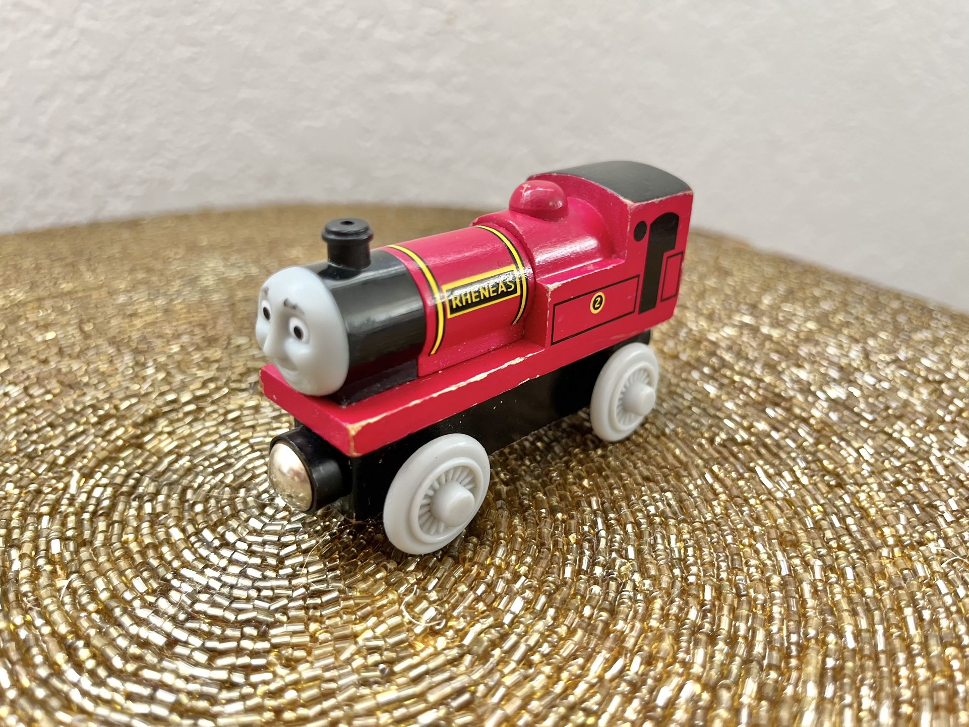 Thomas & Friends Wooden Railway Orange Rheneas Train Tank Engine GUC