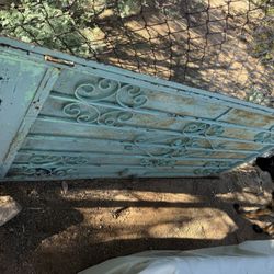 Old Metal Security Door