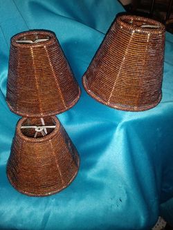 Beaded lamp shade each sold separate