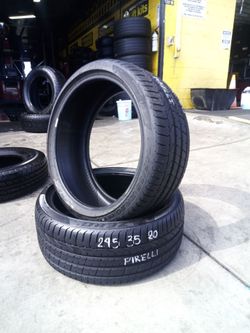 Pair of P245/35 ZR20  Pirelli