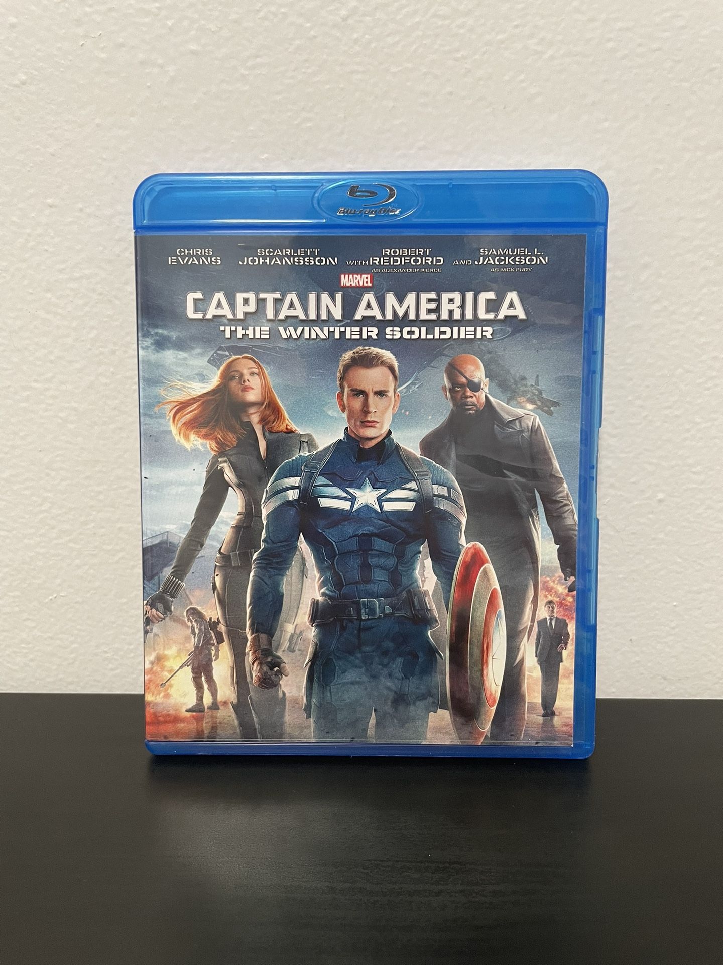 Captain America The Winter Soldier Blu-Ray Movie Marvel Disney Chris Evans 2014