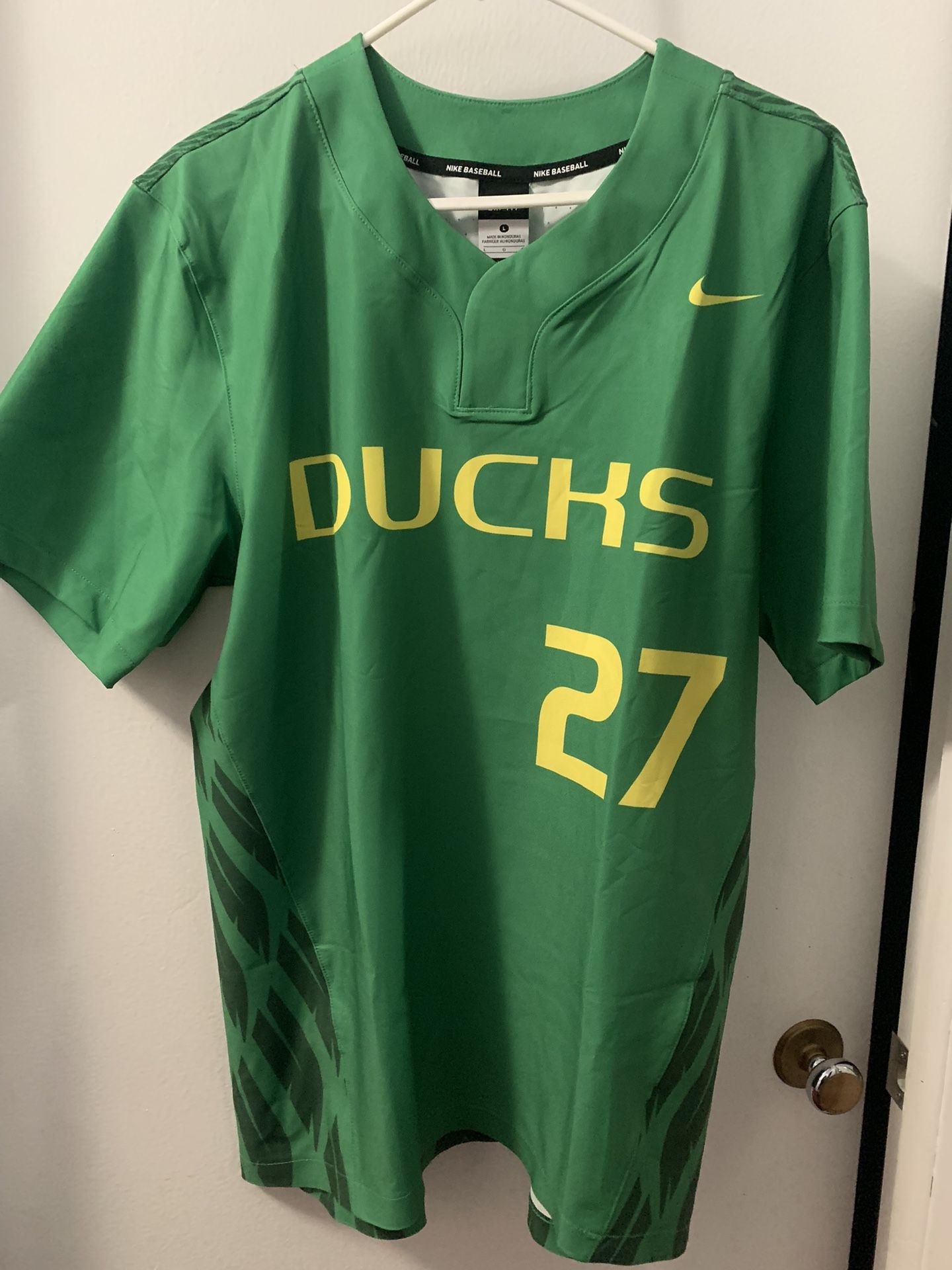 Ducks Nike Baseball Jersey 