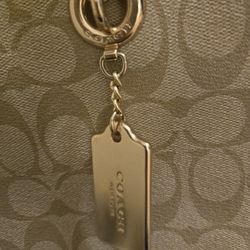 Coach Newyork Beige Purse Real