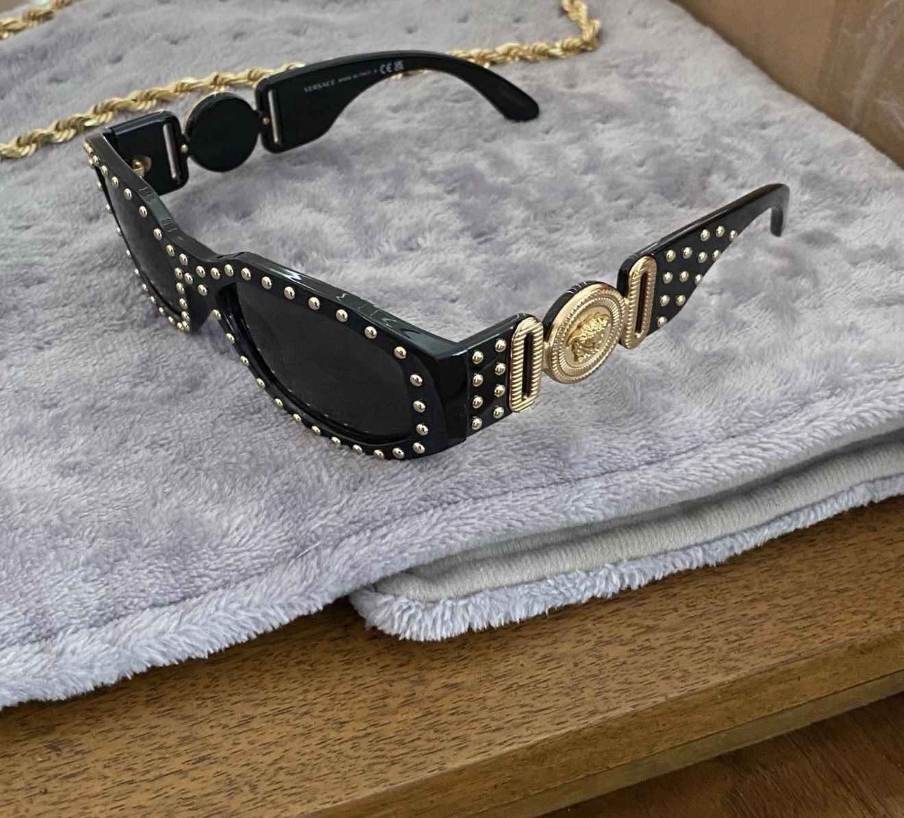 VERSACE STUDDED MEDUSA BIGGIE 4361 SUNGLASSES