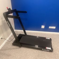 Folding Treadmill Excercise Bench Dumbbell 