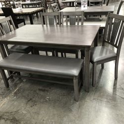 Dining Table Set Solid Wood New In The Box