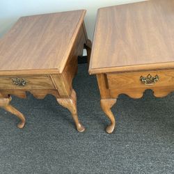 Two Matching End Tables 