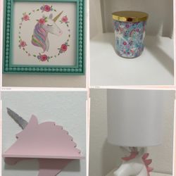 Girls Unicorn Room Decor 