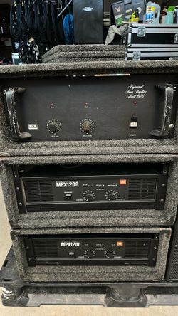 The BGW 750G vintage professional amplifier
