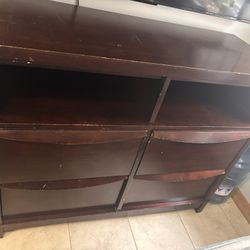 Dresser 4 Drawers Real Wood 