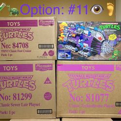 Playmates Reissue TMNT Lot