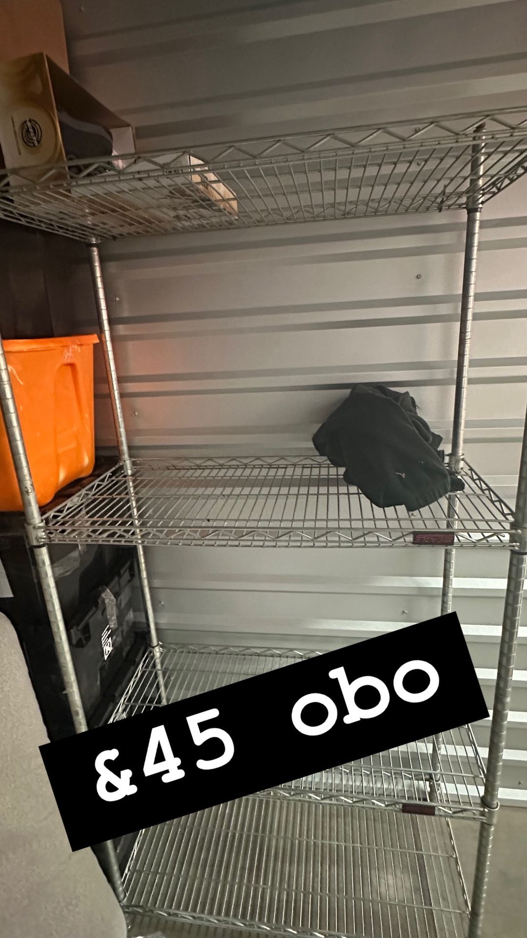 Metal 5 Shelve Rack