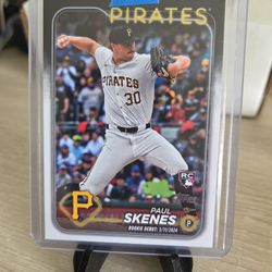 Pirates  Paul  Skenes  Rookie  Card 