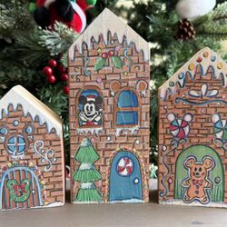 Disney-Themed Gingerbread Village  
