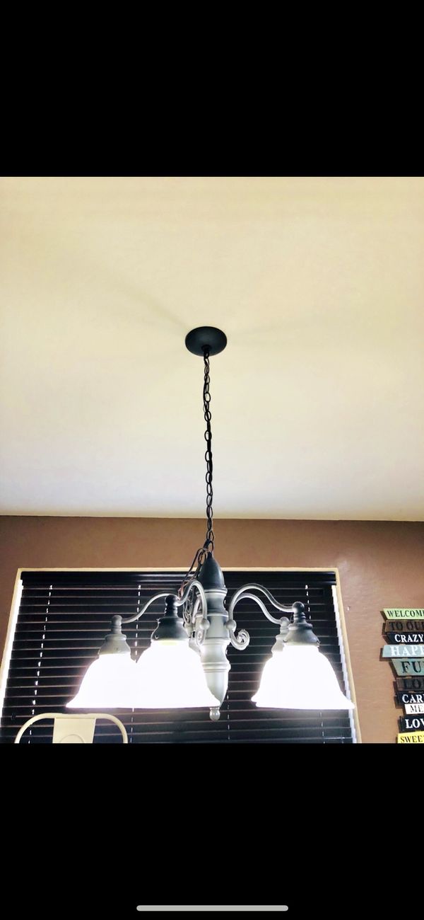 5 Light Led Chandelier Dark Gray In Great Working Conditions 15 5 Light Led Chandelier Dark Gray In Great Working Conditions 15 Firm No Trades For Phoenix Az Offerup
