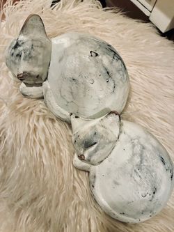 Sleeping Cats Set of Two