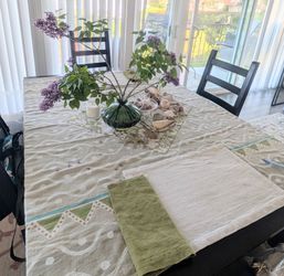 Dining table and chairs