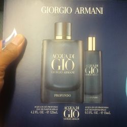 Aqua Di Gio Profondo Gift Set